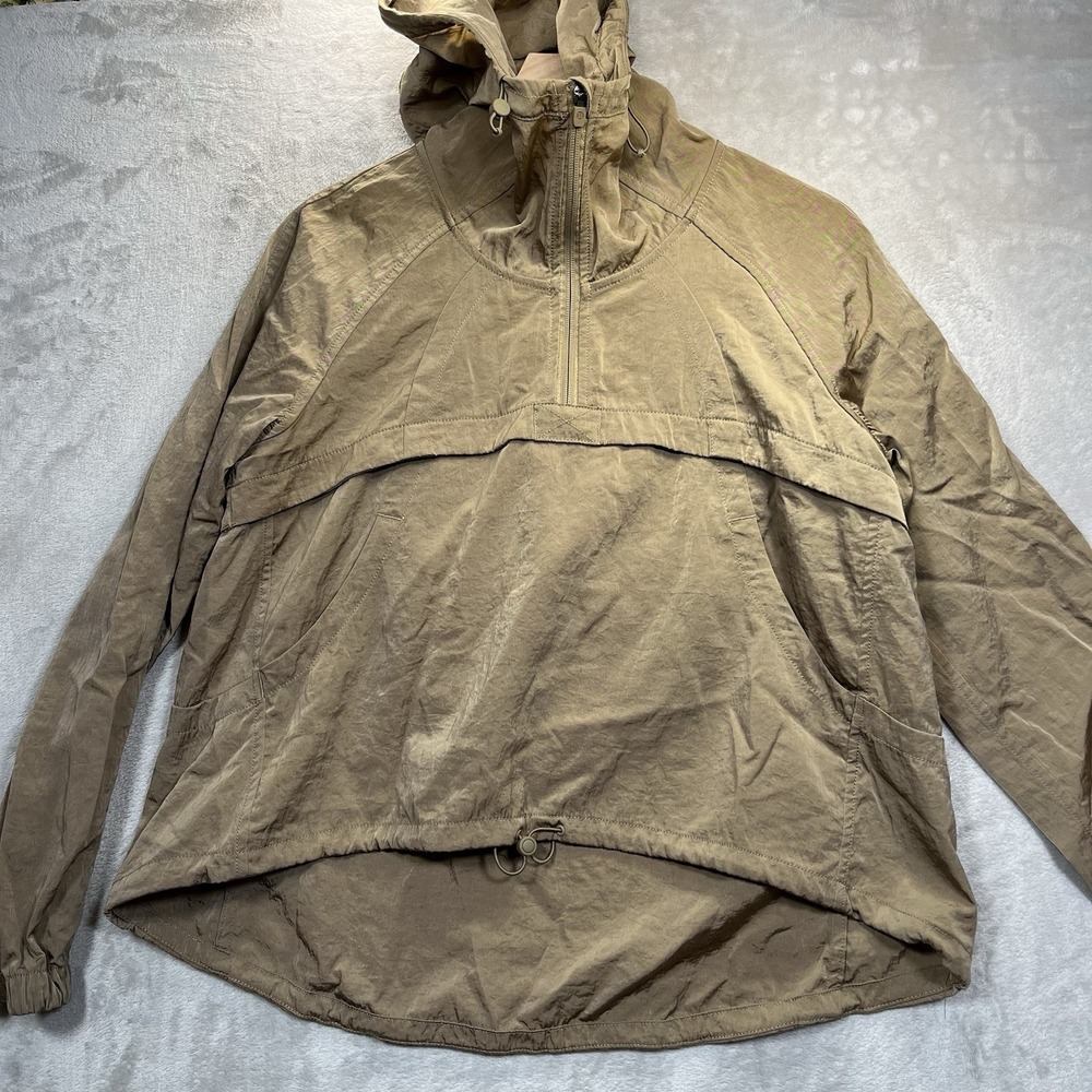 Lululemon Seek Vistas 1/2 Zip Jacket Womens XS/S Frontier Brown Hooded‎